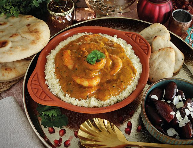 Orientalischer Couscous-Teller