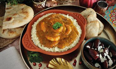 Orientalischer Couscous-Teller