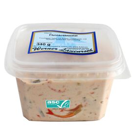 Flusskrebssalat, Apfel-Porree