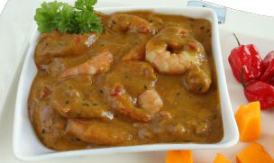 "Oriental" prawn salad