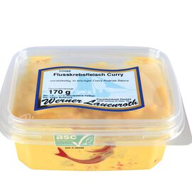 Flusskrebsfleisch Curry