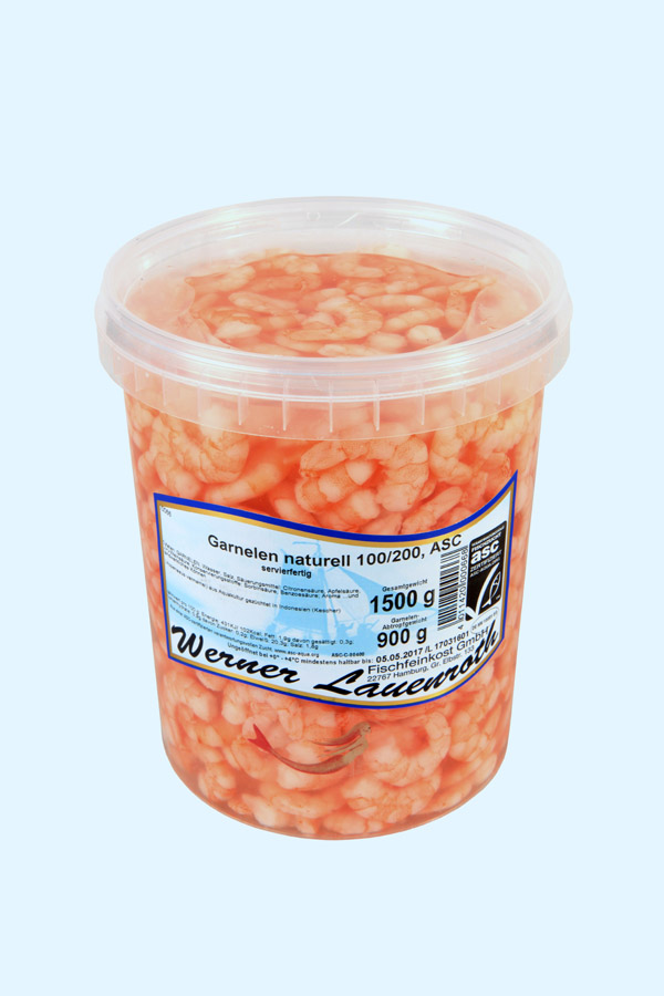 Shrimps in brine 100/200