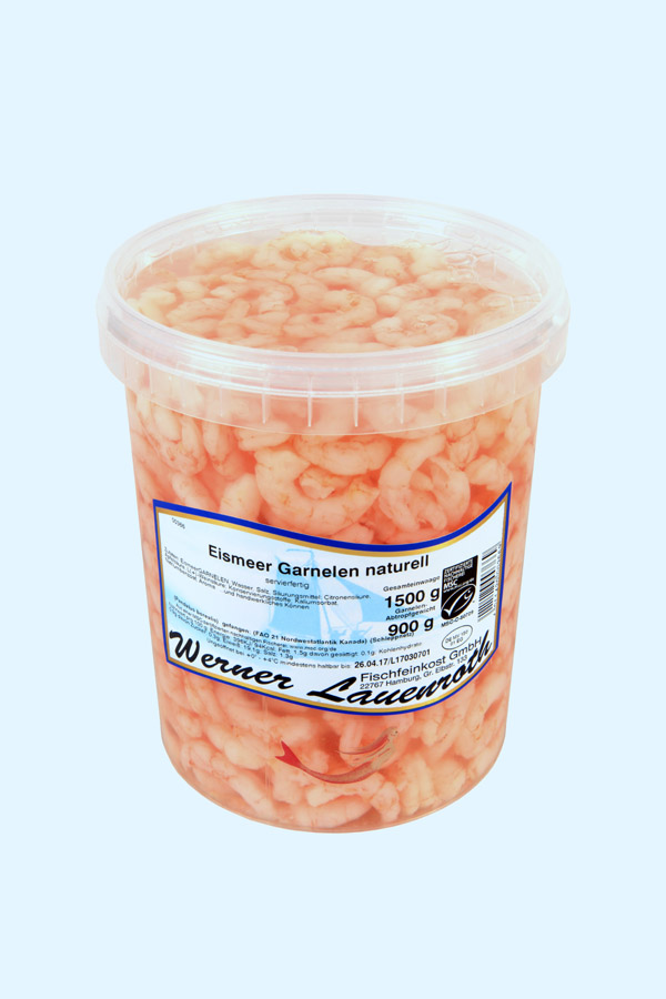 Cold water shrimps in brine 100/200