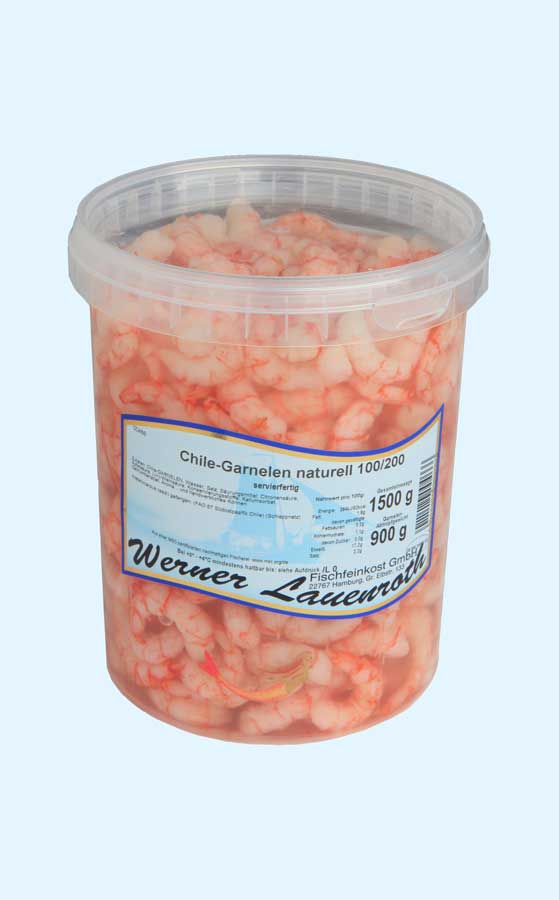 Chilean shrimps in brine 100/200