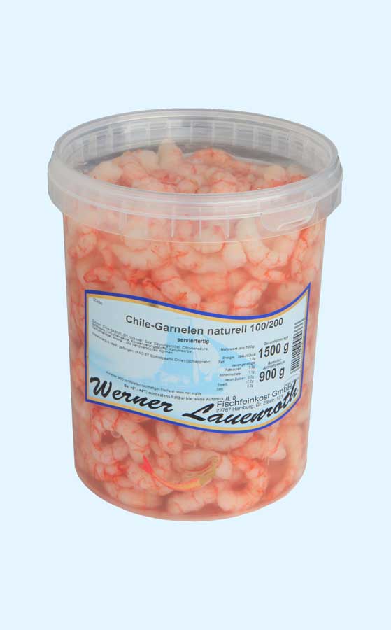 Chilean shrimps in brine 100/200 Chilean shrimps in brine 100/200