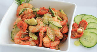 Garnelen-Gurkensalat Garnelen-Gurkensalat