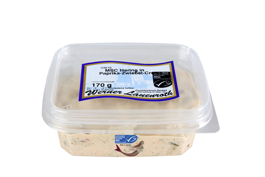 Herring in pepper-onion cream Herring in pepper-onion cream