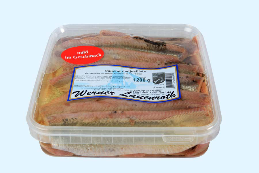 Smoked matie filets Smoked matie filets